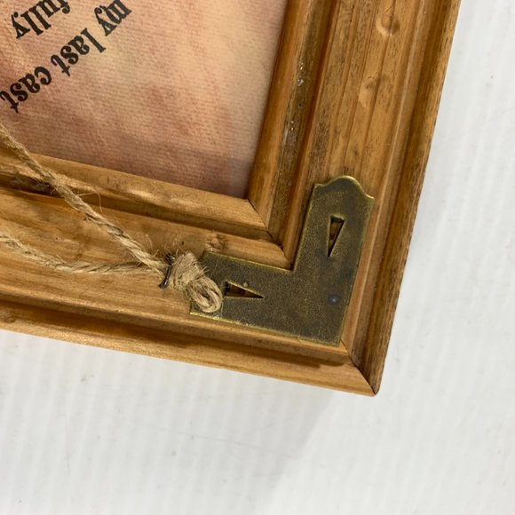 Fishermans Prayer Wood Framed 3D Fish Rustic - Picture 6 of 7